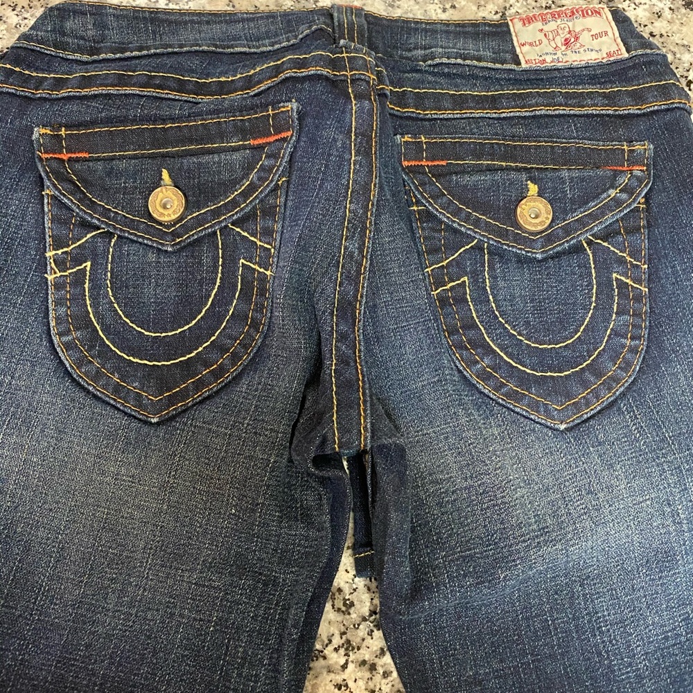 Authentic True Religion Jeans Women 28 Dark Wash